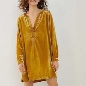 Velvet Smock Dress